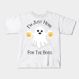 Boos Funny Halloween Beer Lover Kids T-Shirt